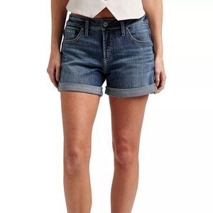 Silver Jeans Co. Denim Boyfriend Shorts 27 NWT